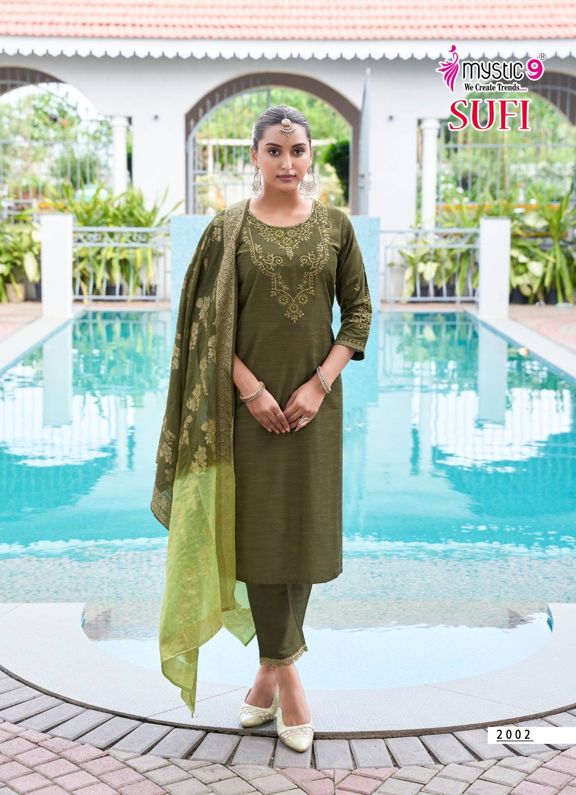 Mystic9 sufi vol 2 straight kurti wholesale for women